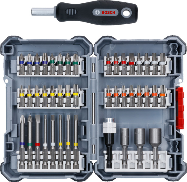 45-piece Customisable Screwdriver Bit Set – Display Version