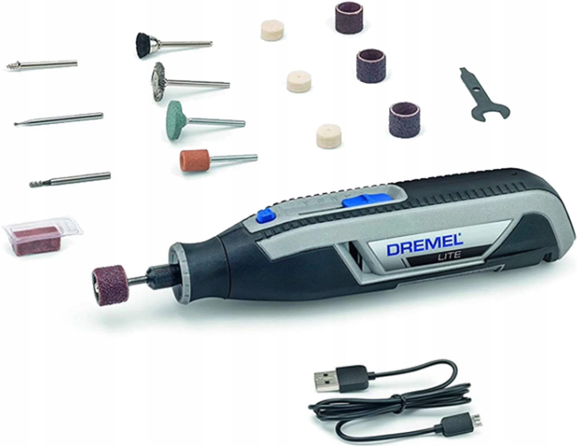 DREMEL Multiszlifierka Lite + 15 akcesoriów